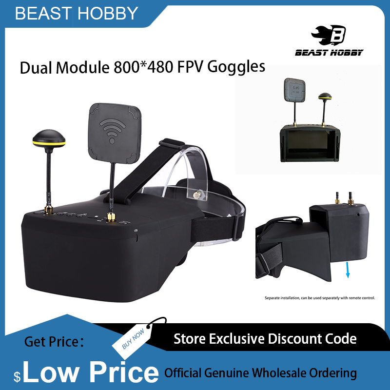 EV800D 5.8G 40CH Diversity FPV - Skyzone Cobra X V2 Fpv Goggles 评论和价格