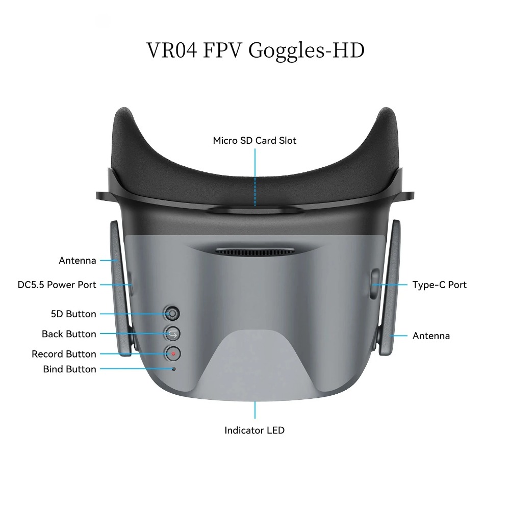 NEW BETAFPV VR04 FPV Goggles H - Skyzone Cobra X V2 Fpv Goggles 评论和价格
