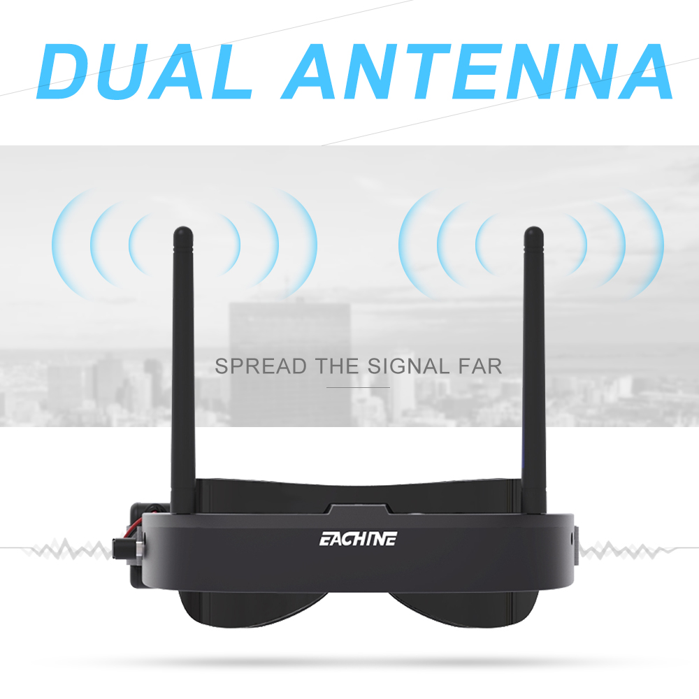 Eachine EV100 720*540 5.8G 72C - Skyzone Cobra X V2 Fpv Goggles 评论和价格